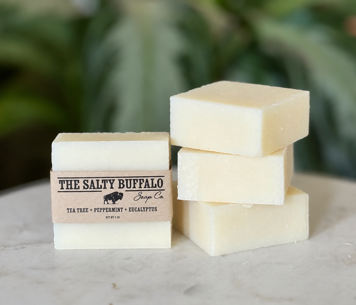 Tea Tree + Peppermint + Eucalyptus Tallow Soap